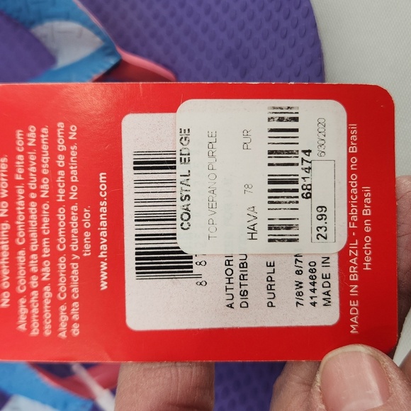 Havaianas Purple & PInk FlipFlops - Picture 2 of 9